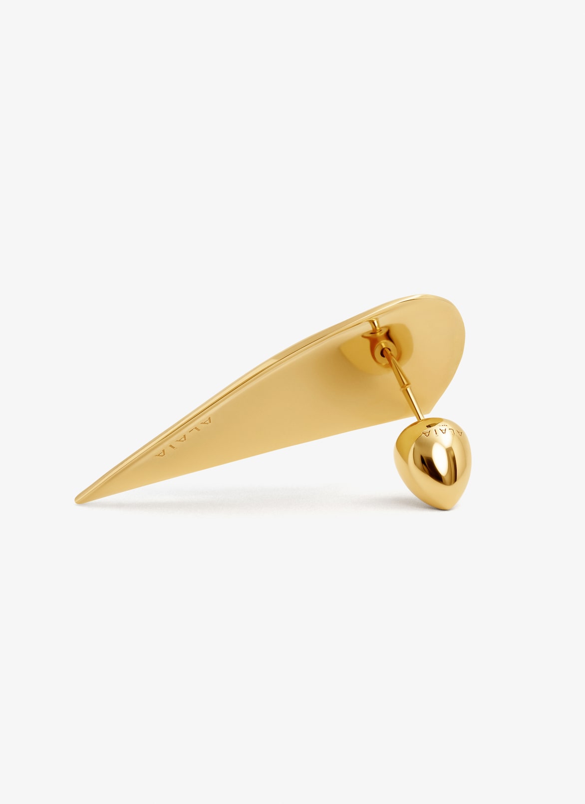 DEMI-CŒUR EARRINGS ALAÏA GOLD DEMI-CŒUR EARRINGS